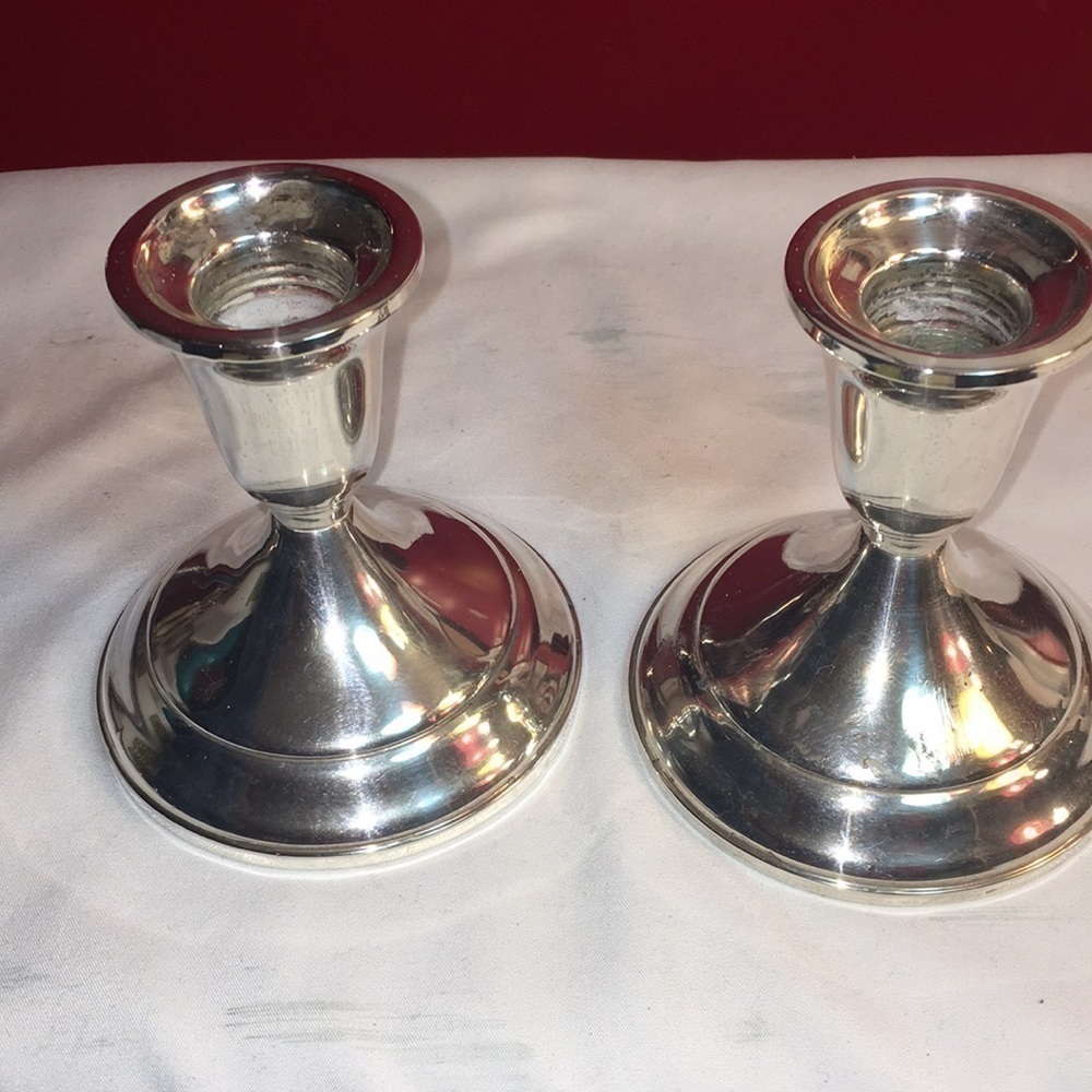 TOWLE STERLING CANDLE HOLDERS​​​​​​​​​​​​​​​​​​​​​​​​​​​​​​​​